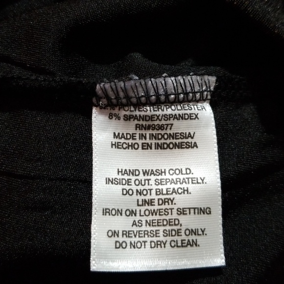 Allen B. Sparkling gold and black tunic top Size M - Picture 8 of 8